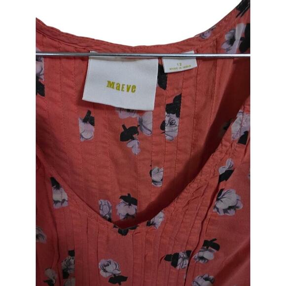 Women's Maeve Anthropologie Maya Tunic Top Size 12 - Picture 3 of 5